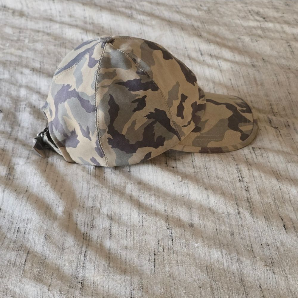 Intermix Light Camo Suede Baseball Cap